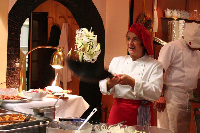 Halbpensions-Buffet Restaurant Jammertal Resort am Naturpark Haard in
